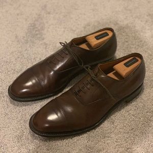 Alden 920 Brown Captoe Balmorals 11B